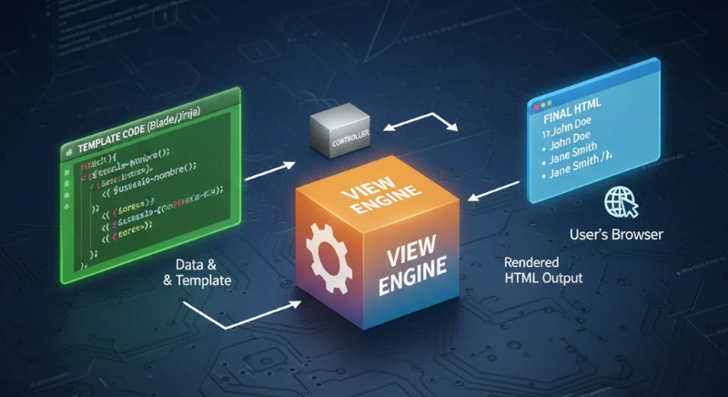 Dando Vida a la Vista: Comprendiendo los View Engines (Motores de Plantilla)