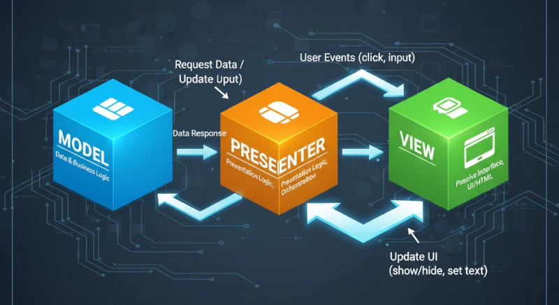 Más Allá del MVC: Comprendiendo el Patrón Model-View-Presenter (MVP)